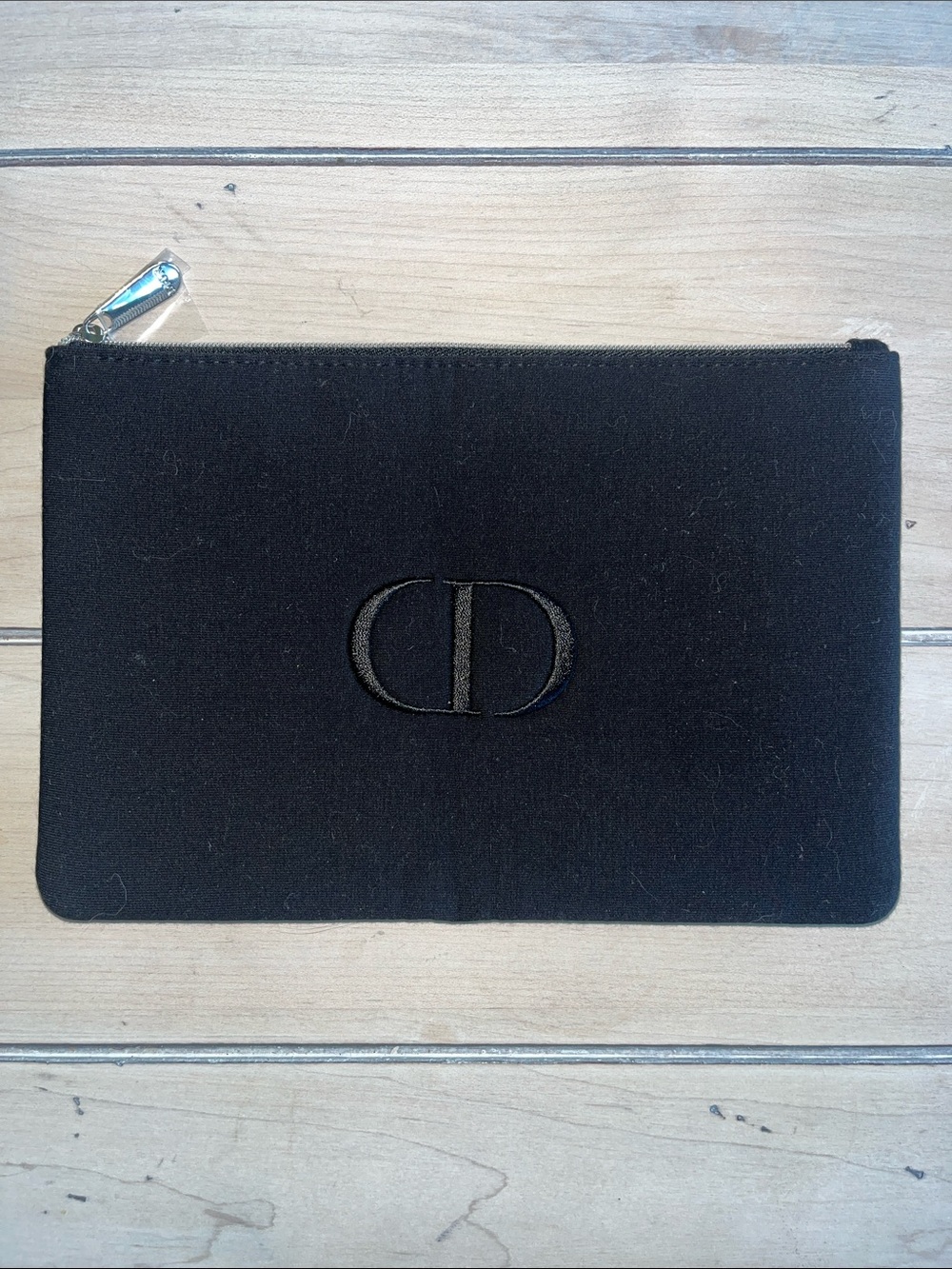 NWOT Christian Dior Beauty Black Cosmetic Zip Pouch